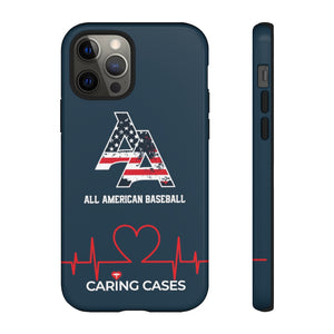 Our Heroes Nurses - ALL AMERICAN BASEBALL - iCare Tough Phone Case