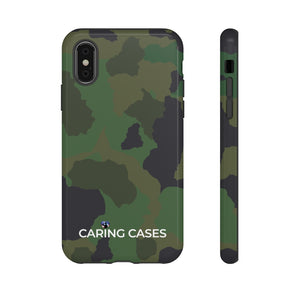 Veterans - LIMITED EDITION GREEN CAMO - iCare Tough Phone Case