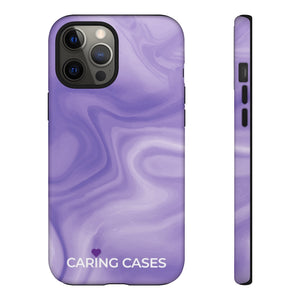 Alzheimer's - Purple Swirl iCare Tough Phone Case