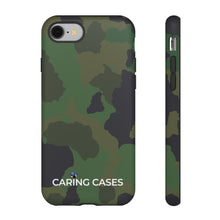 Load image into Gallery viewer, Veterans - LIMITED EDITION GREEN CAMO - iCare Tough Phone Case
