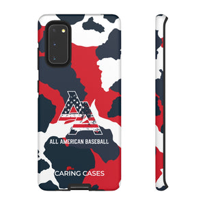Our Heroes - Fire Fighters ALL AMERICAN BASEBALL Camo - iCare Tough Phone Case