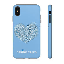 Load image into Gallery viewer, Our Ocean - Blue Water Heart iCare Tough Phone Case
