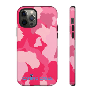 Veterans - LIMITED EDITION Pink/Blue iCare Tough Phone Case