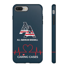Load image into Gallery viewer, Our Heroes Nurses - ALL AMERICAN BASEBALL - iCare Tough Phone Case
