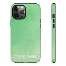 Load image into Gallery viewer, Breast Cancer - Mint iCare Tough Phone Case
