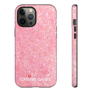 Our Heroes Nurses - Pink Sparkle iCare Tough Phone Case
