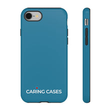 Load image into Gallery viewer, Diabetes - Navy iCare Tough Phone Case
