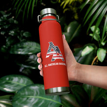 Load image into Gallery viewer, Veterans - ALL AMERICAN BASEBALL 22oz Vacuum Insulated Bottle
