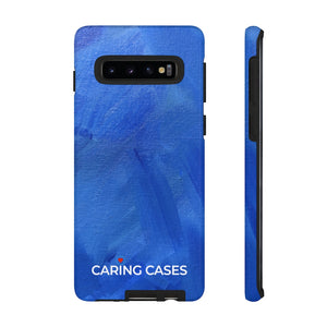 Diabetes - Blue Paint Brush iCare Phone Case