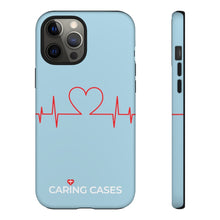 Load image into Gallery viewer, Our Heroes Nurses - LIMITED EDITION Soft Blue iCare Tough Phone Case
