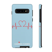 Load image into Gallery viewer, Our Heroes Nurses - LIMITED EDITION Soft Blue iCare Tough Phone Case
