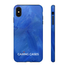 Load image into Gallery viewer, Diabetes - Blue Paint Brush iCare Phone Case
