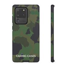 Load image into Gallery viewer, Veterans - LIMITED EDITION GREEN CAMO - iCare Tough Phone Case

