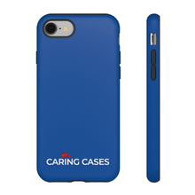 Load image into Gallery viewer, Our Heroes - Fire Fighters Navy iCare Tough Phone Case
