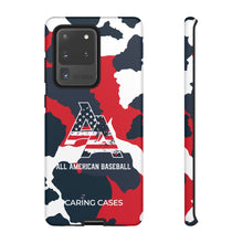 Load image into Gallery viewer, Our Heroes Police - ALL AMERICAN BASEBALL - Camo iCare Tough Phone Case
