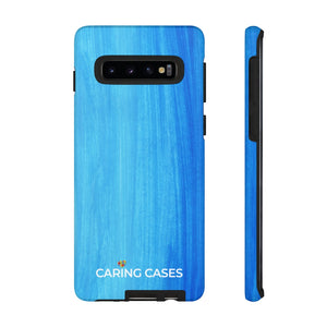 Autism - Blue Paint Brush iCare Tough Phone Cases