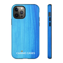 Load image into Gallery viewer, Autism - Blue Paint Brush iCare Tough Phone Cases
