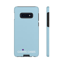 Load image into Gallery viewer, Alzheimer&#39;s - Soft Blue iCare Tough Phone Case
