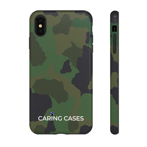 Veterans - LIMITED EDITION GREEN CAMO - iCare Tough Phone Case