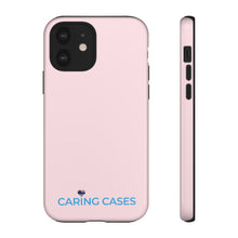 Load image into Gallery viewer, Our Heroes Police - Pink w/blue iCare Tough Phone Case

