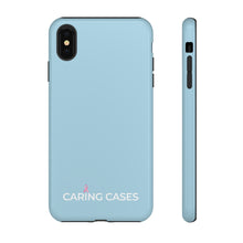Load image into Gallery viewer, Breast Cancer - Blue iCare Tough Phone Case
