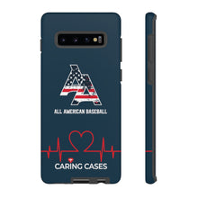 Load image into Gallery viewer, Our Heroes Nurses - ALL AMERICAN BASEBALL - iCare Tough Phone Case
