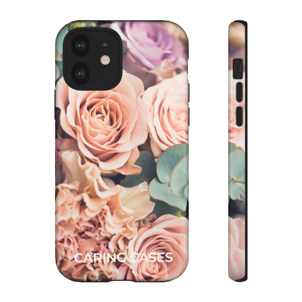 Breast Cancer - Flowers iCare Phone Case