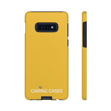 Load image into Gallery viewer, Autism - Saffron Yellow iCare Tough Phone Case
