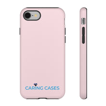 Load image into Gallery viewer, Veterans - Pink w/blue iCare Tough Phone Case
