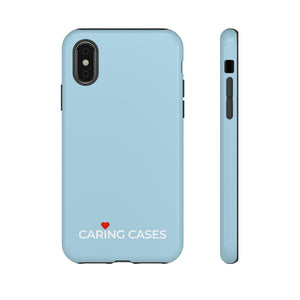 Healthy Hearts - Blue iCare Tough Phone Case