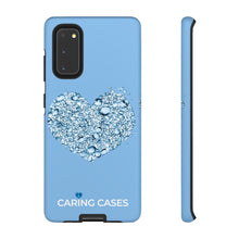 Load image into Gallery viewer, Our Ocean - Blue Water Heart iCare Tough Phone Case
