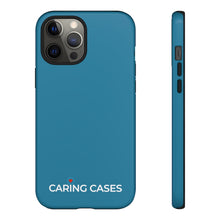 Load image into Gallery viewer, Diabetes - Navy iCare Tough Phone Case
