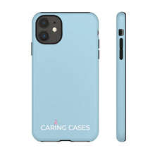 Load image into Gallery viewer, Breast Cancer - Blue iCare Tough Phone Case
