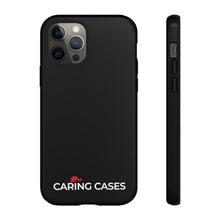 Load image into Gallery viewer, Our Heroes - Fire Fighters Black iCare Tough Phone Case
