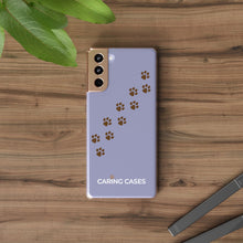 Load image into Gallery viewer, Fur Babies with Paw Prints-Clear iCare Phone Case

