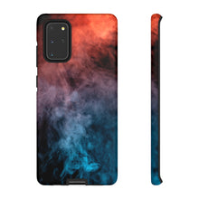 Load image into Gallery viewer, Our Heroes - Fire Fighters Red/Blue Smoke iCare Tough Phone Case

