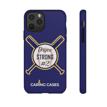 Load image into Gallery viewer, Bryce Strong - Blue iCare Fundraiser Phone Case
