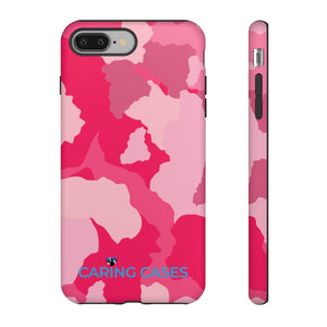 Veterans - LIMITED EDITION Pink/Blue iCare Tough Phone Case