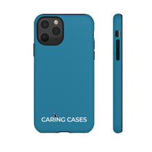 Load image into Gallery viewer, Veterans - Blue iCare Tough Phone Case
