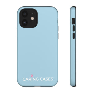 Breast Cancer - Blue iCare Tough Phone Case