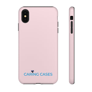 Veterans - Pink w/blue iCare Tough Phone Case