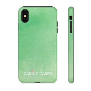 Breast Cancer - Mint iCare Tough Phone Case