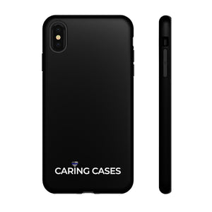 Our Heroes Police - Black iCare Tough Phone Case