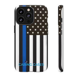 Our Heroes Police - Flag iCare Tough Phone Case