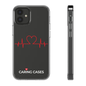 Nurses Heartbeat-Clear iCare Phone Case