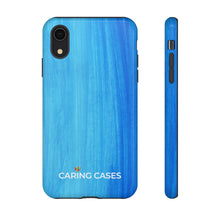 Load image into Gallery viewer, Autism - Blue Paint Brush iCare Tough Phone Cases
